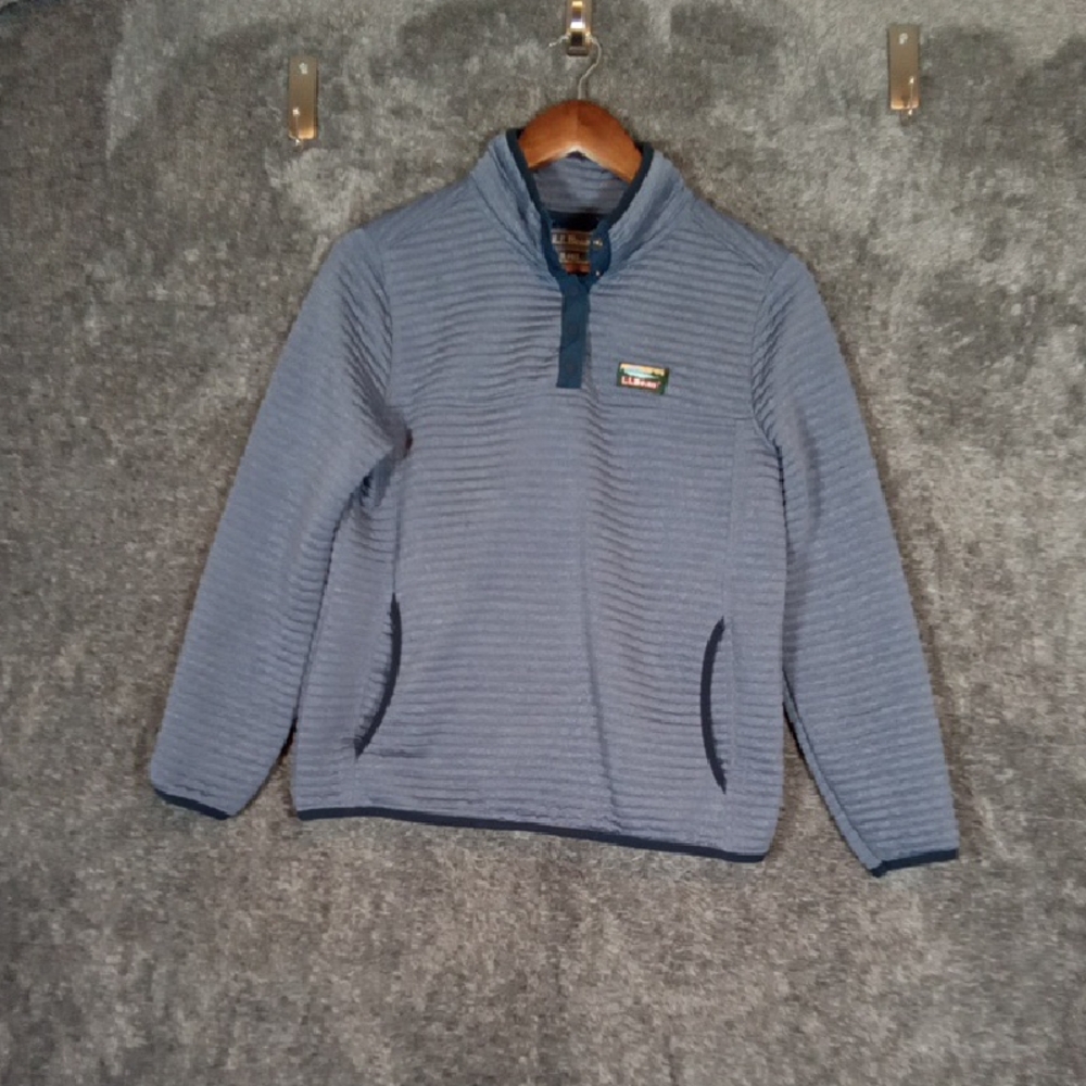 L.L. Bean Airlight Knit Pullover Hiking Outdoors Gorpcore Wkmens Petite Small